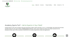 Desktop Screenshot of academysportsturf.com